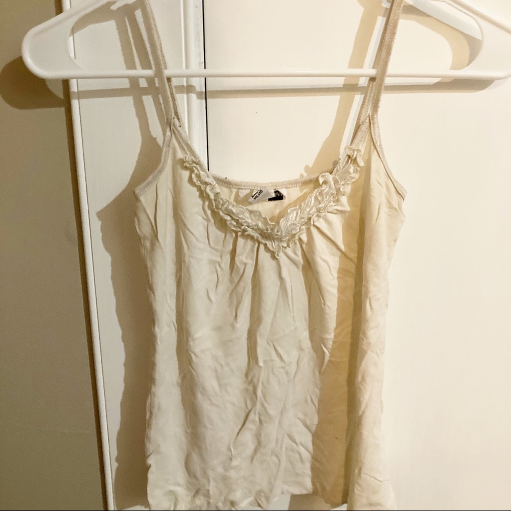 cream tank
